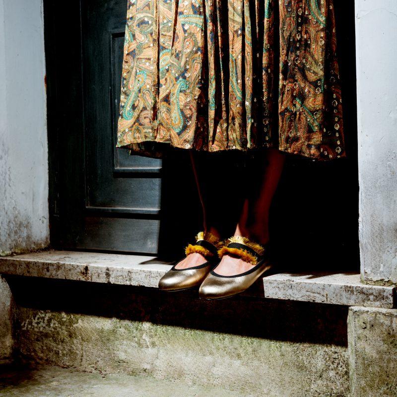 Allagiulia Ballerina Lolita Frangia ORO