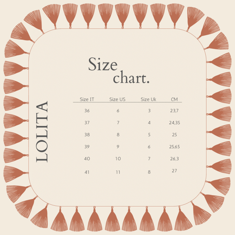 Allagiulia Ballerina Lolita Frangia ORO