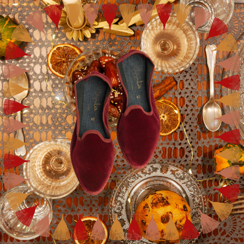 Allagiulia Friù Pantelleria BORDEAUX- monograms