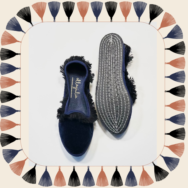 Allagiulia Friù Venezia BLU Frangia NERO