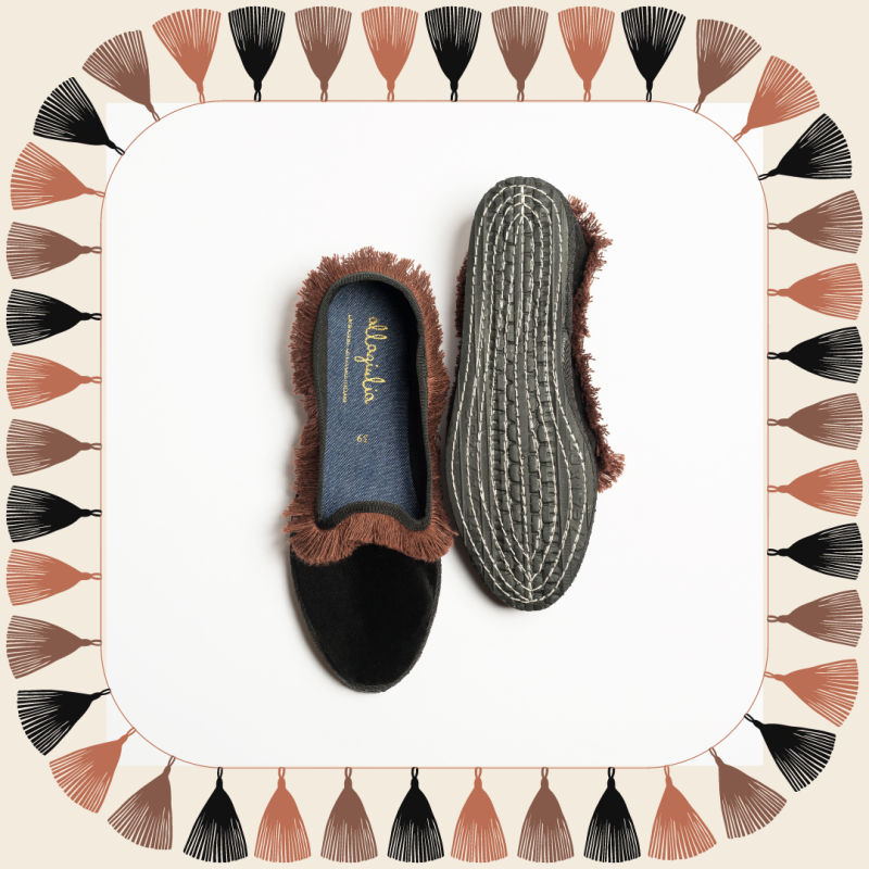 Allagiulia Friù Venezia NERO Frangia GLACE’