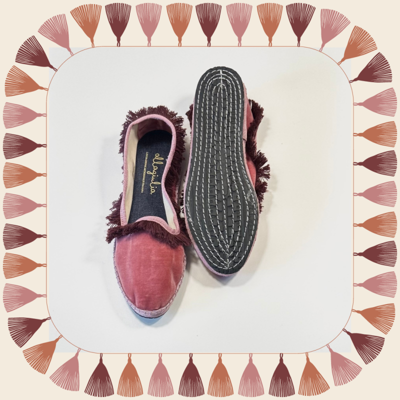 Allagiulia Friù Venezia ROSA Frangia BORDEAUX