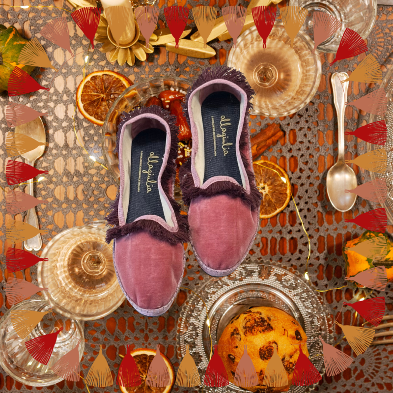 Allagiulia Friù Venezia ROSA Frangia BORDEAUX