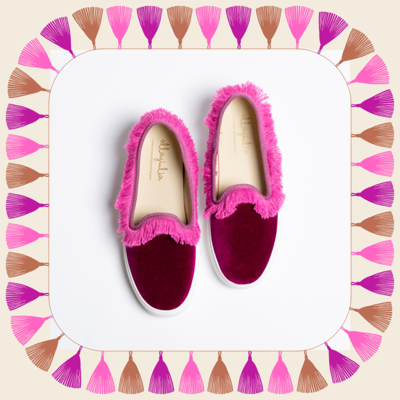 Allagiulia Tennis BOUGANVILLE Frangia FUCSIA