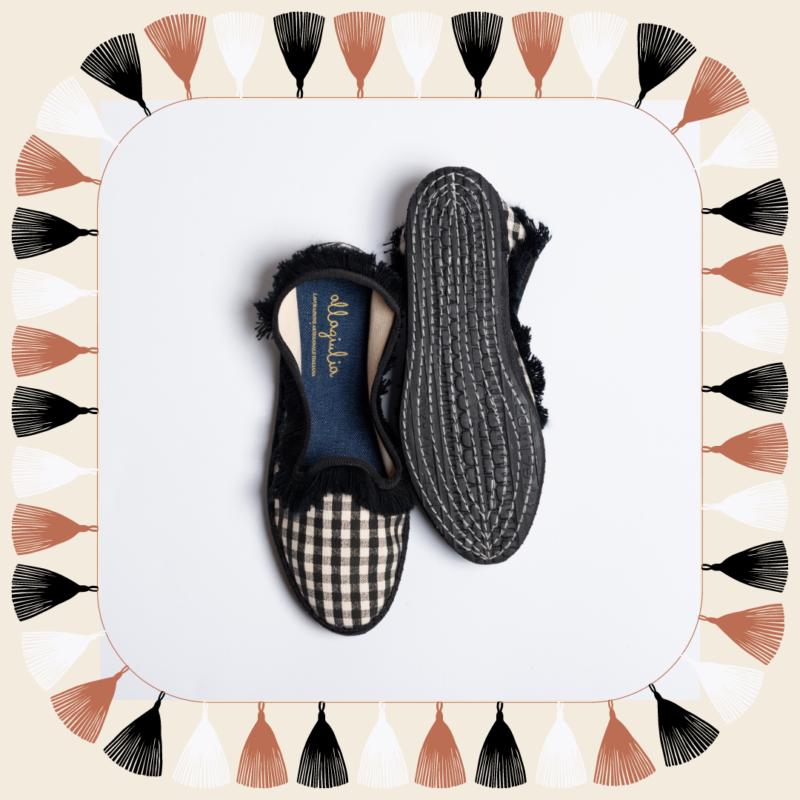 Allagiulia -Capsule Lamu- Friù Venezia VICHY Frangia NERO