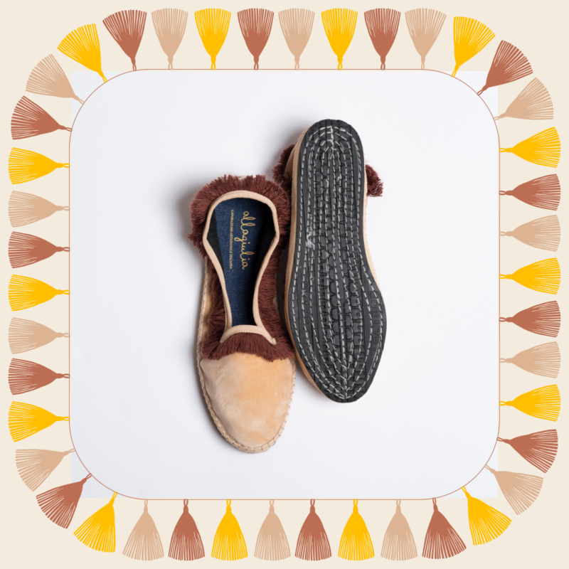 Allagiulia -Capsule Sevilla- Friù Venezia SABBIA Frangia GLACE’