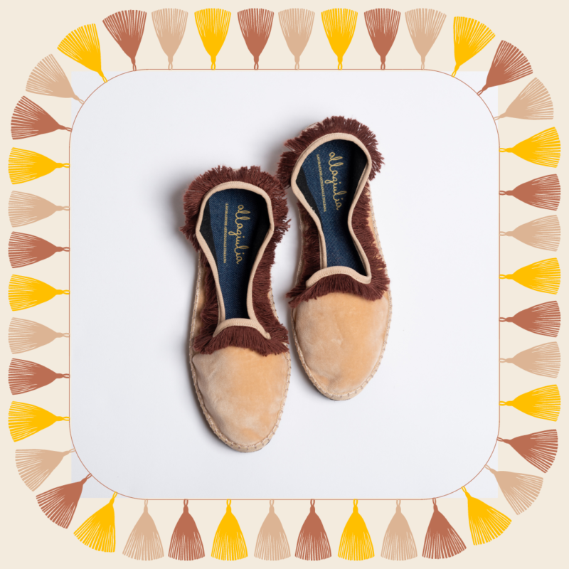 Allagiulia -Capsule Sevilla- Friù Venezia SABBIA Frangia GLACE’