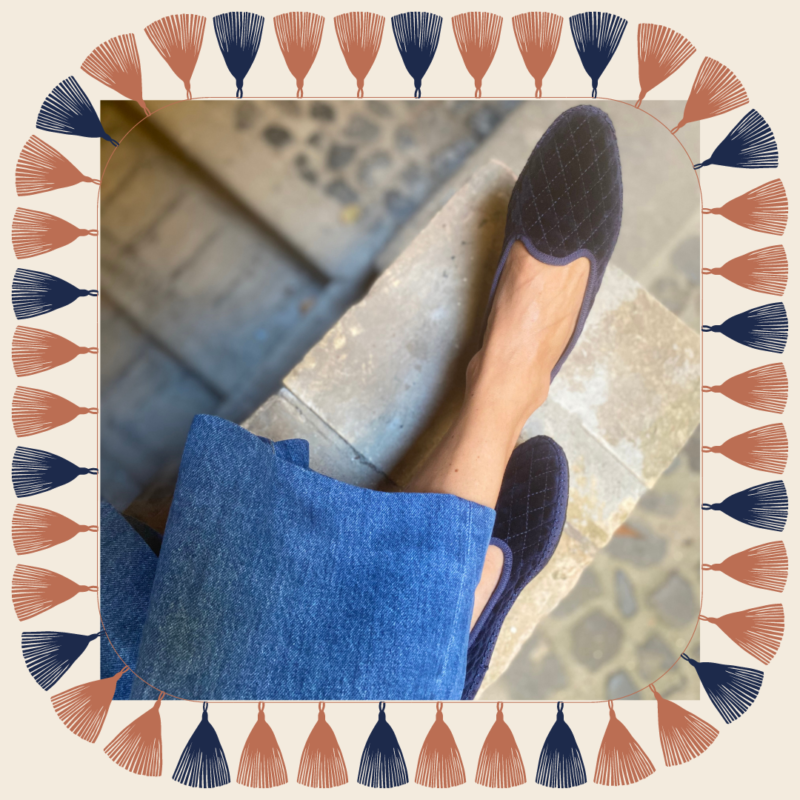 Allagiulia Friù Pantelleria MATELASSÉ blu – EXCLUSIVE