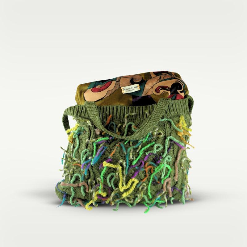 ALMALA BORSA LANA | VERDE