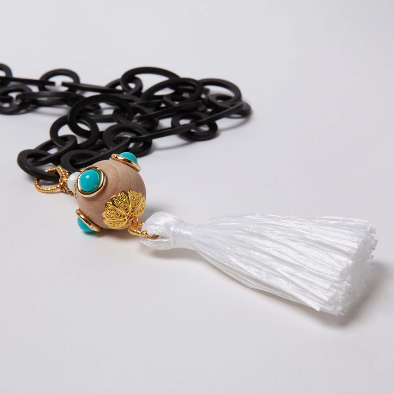 ALMALA COLLANA NAPPA BLACK & WHITE | BIANCO