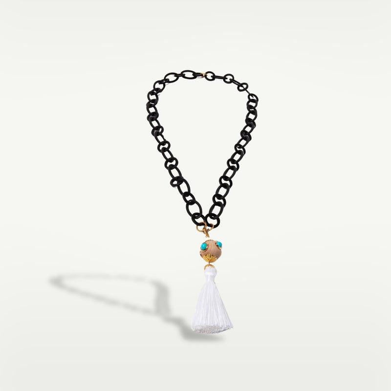 ALMALA COLLANA NAPPA BLACK & WHITE | BIANCO