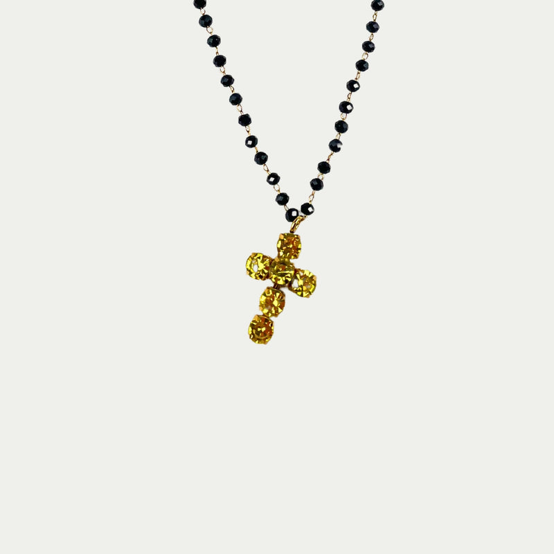 ALMALA GIROCOLLO STRASS | GIALLO