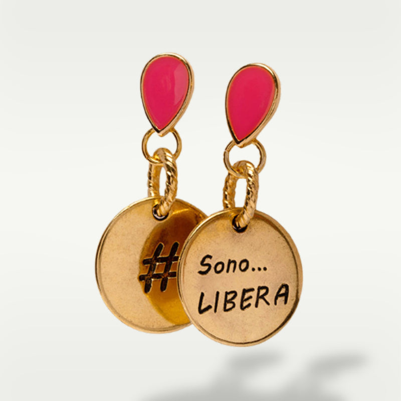 ALMALA ORECCHINO #SENTIMENT | FUCSIA