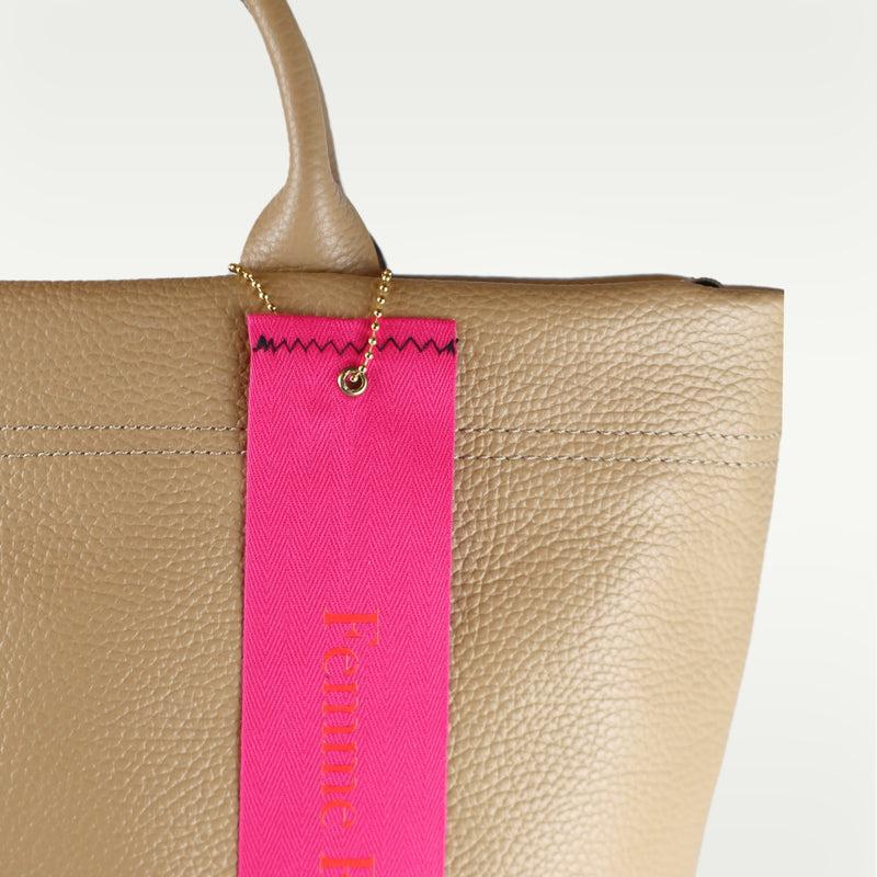 ALMALA SHOPPER NEW YORK | BEIGE