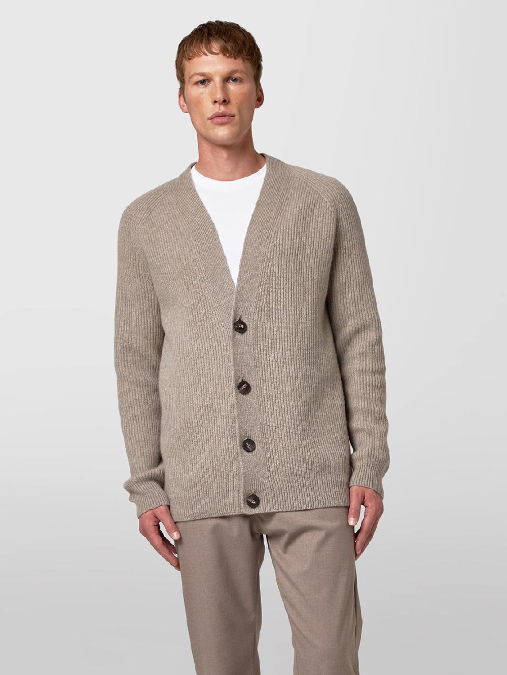 Alpha Studio CARDIGAN IN CASHMERE COSTA INGLESE