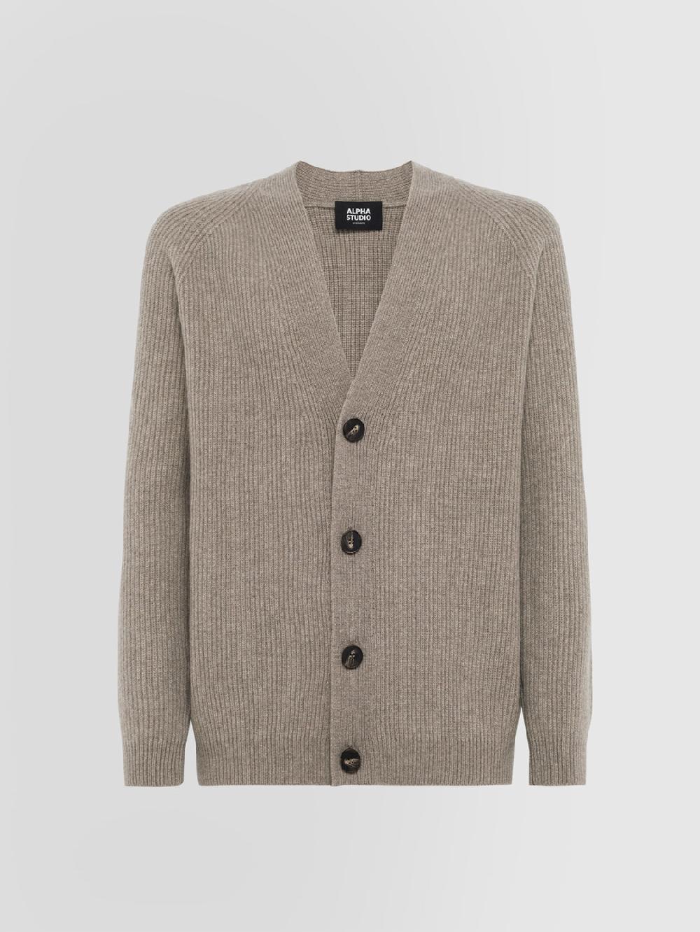Alpha studio CARDIGAN IN CASHMERE COSTA INGLESE