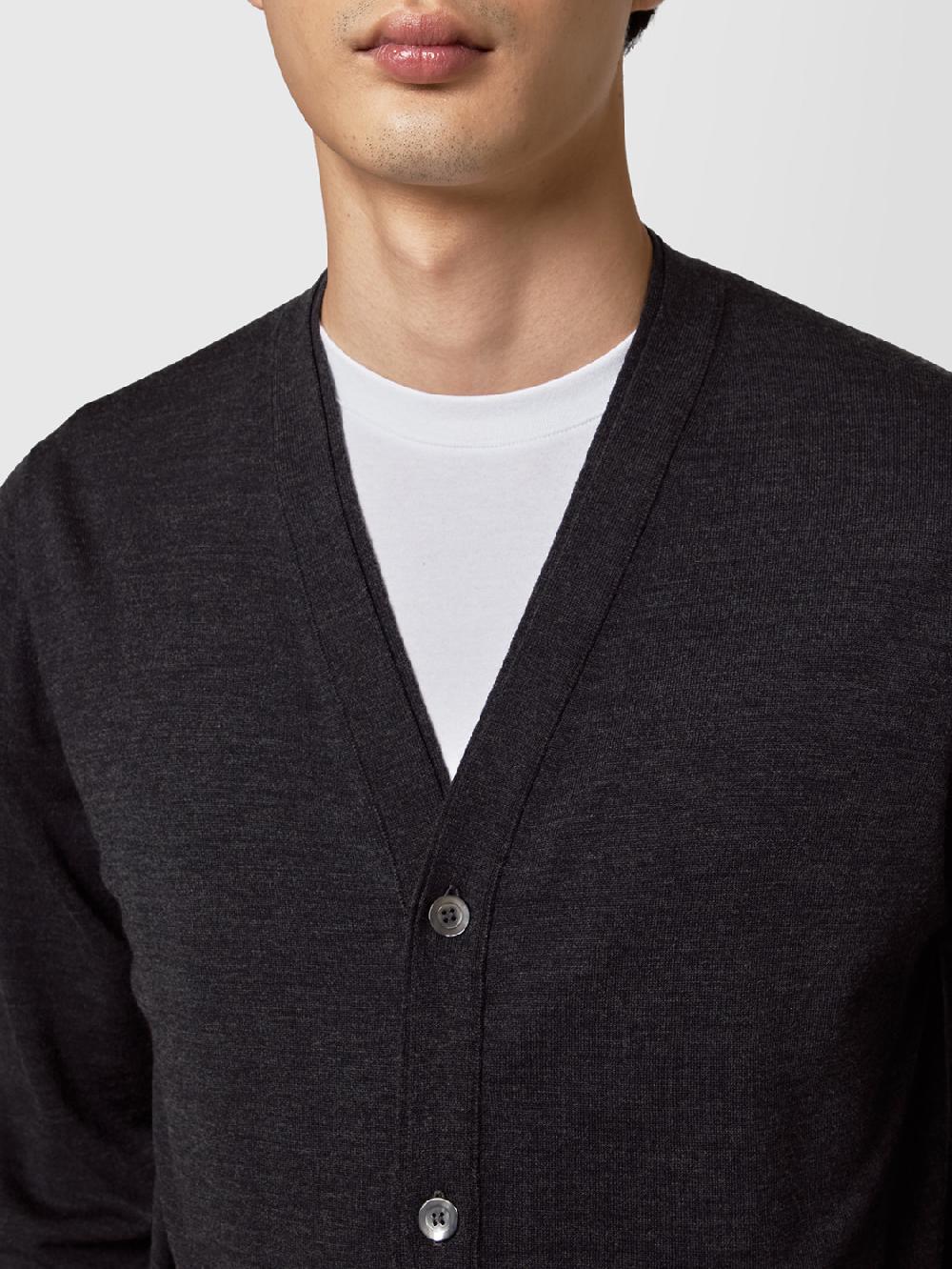 Alpha Studio CARDIGAN IN MERINOS ULTRAFINE