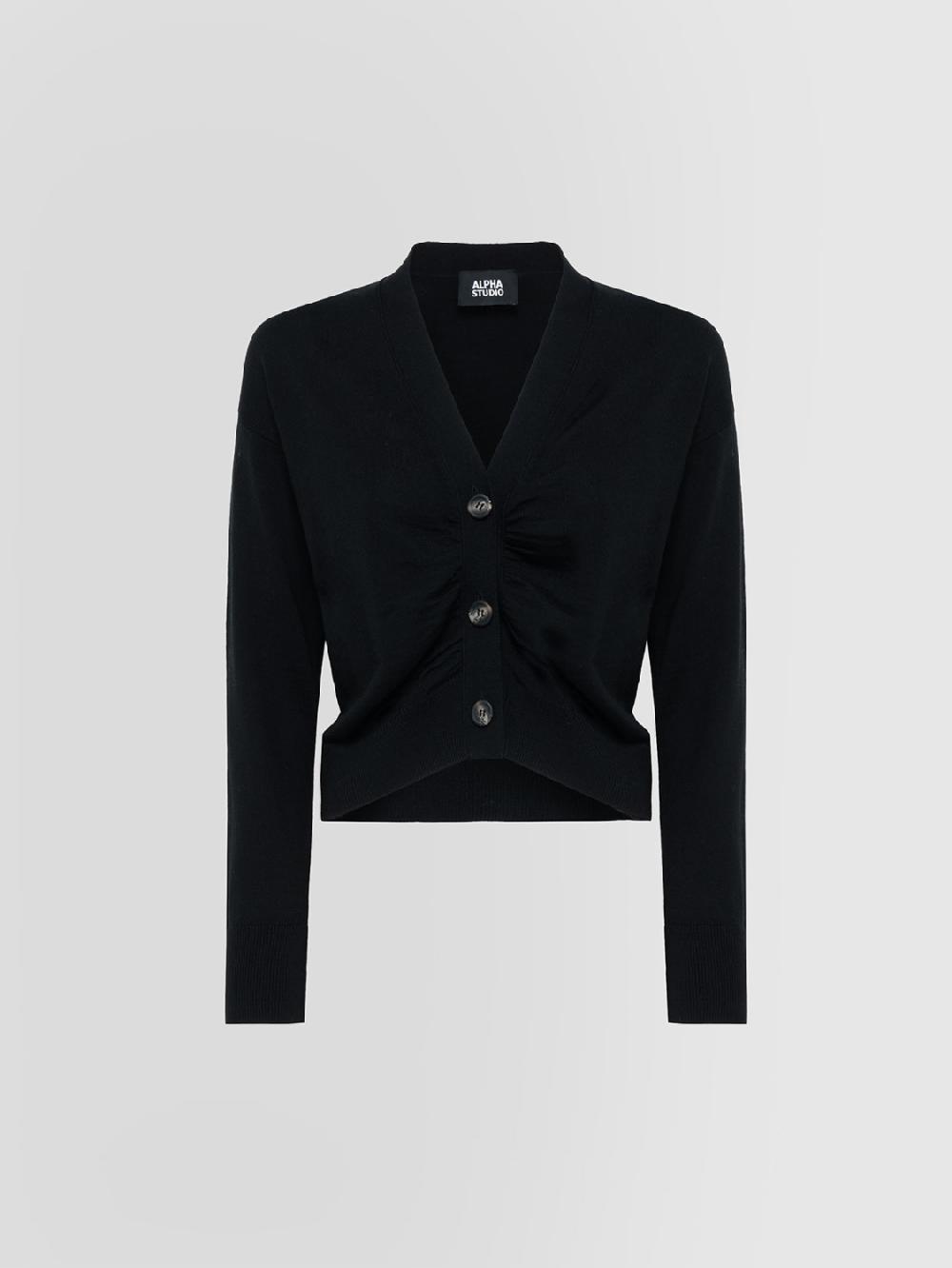 Alpha studio CARDIGAN M/L RASATO