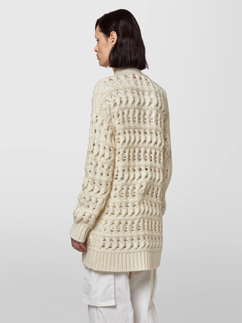 Alpha Studio CARDIGAN PUNTO MAGLIA TRAFORATO