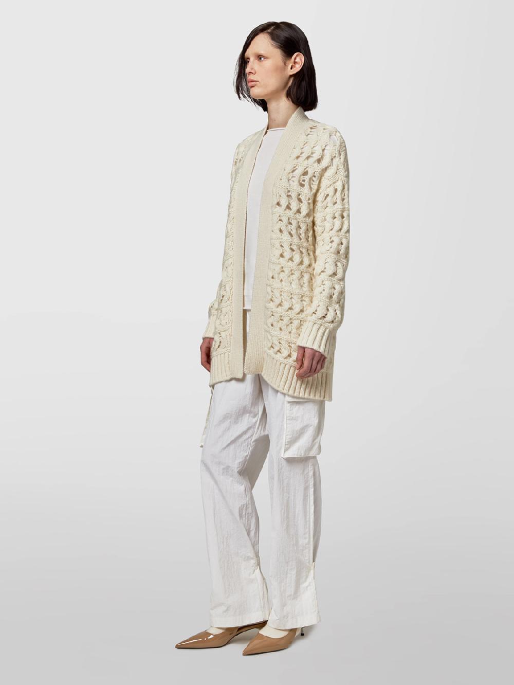 Alpha Studio CARDIGAN PUNTO MAGLIA TRAFORATO