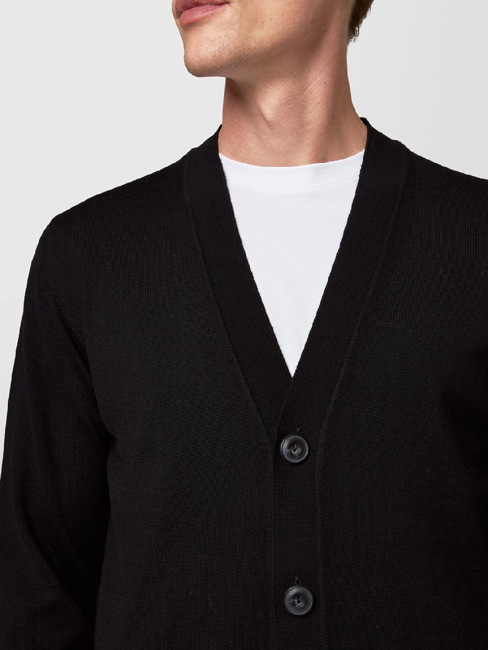 Alpha Studio CARDIGAN TOPPE IN MERINOS