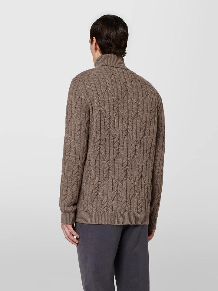 Alpha Studio CICLISTA IN CASHMERE TRECCIA