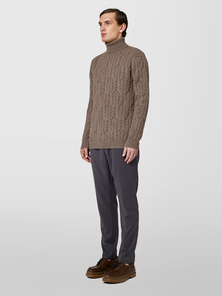 Alpha Studio CICLISTA IN CASHMERE TRECCIA