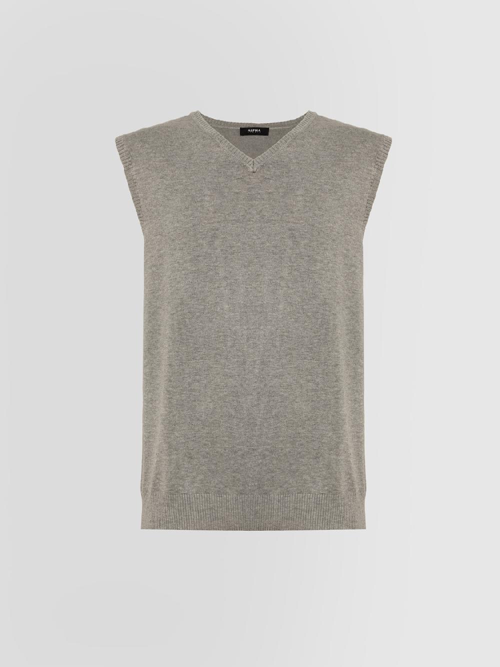 Alpha studio GILET IN VISCOSA