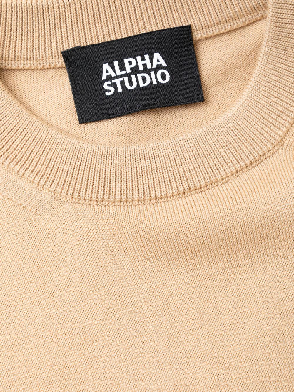 Alpha Studio GIRO PONCHO RASATO S/M