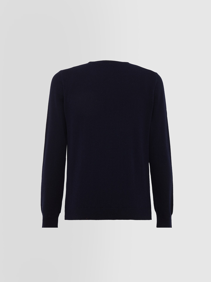 Alpha Studio GIROCOLLO BASIC IN CASHMERE