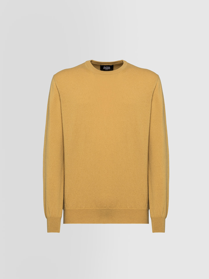 Alpha studio GIROCOLLO BASIC IN CASHMERE