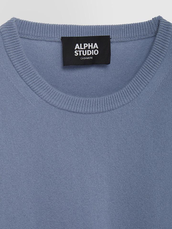 Alpha Studio GIROCOLLO BASIC IN CASHMERE