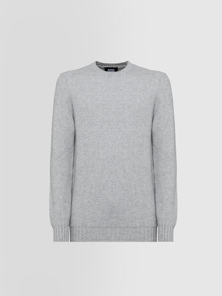 Alpha studio GIROCOLLO IN CASHMERE COSTA INGLESE