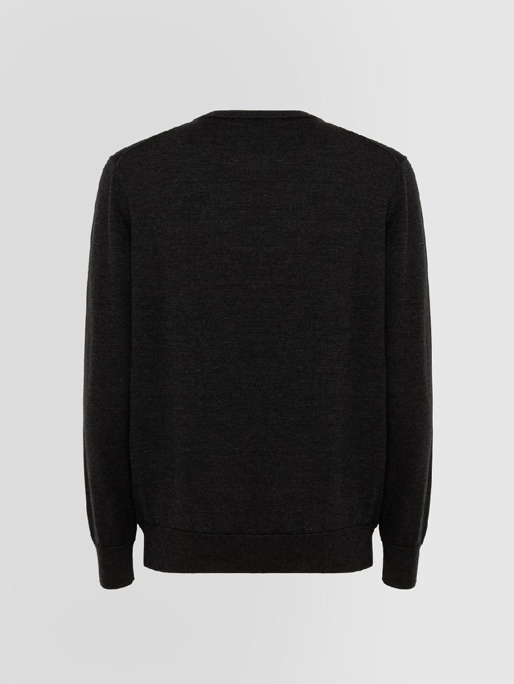 Alpha Studio GIROCOLLO IN MERINOS E CASHMERE