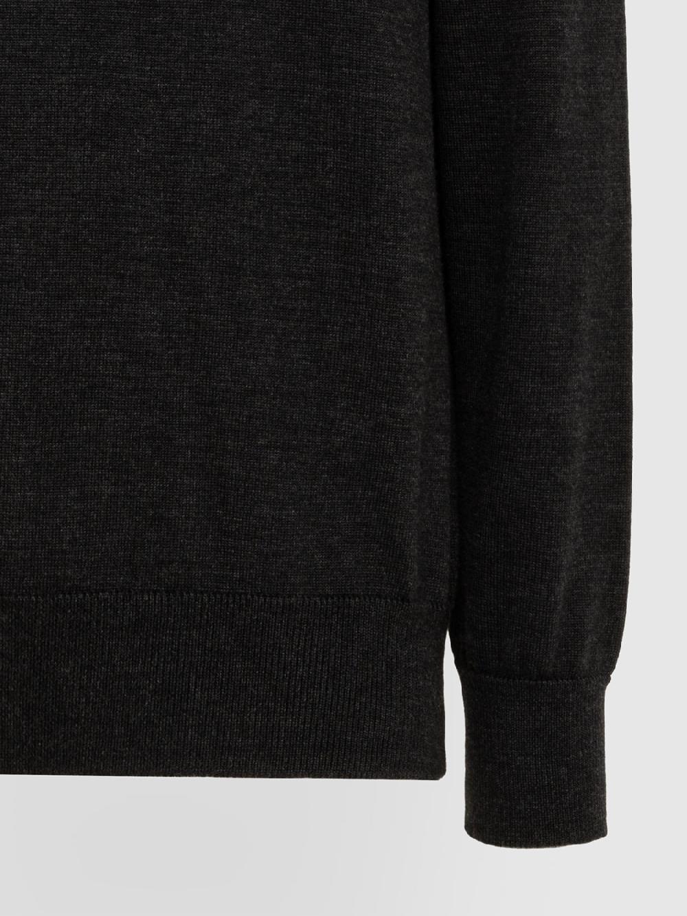 Alpha Studio GIROCOLLO IN MERINOS E CASHMERE