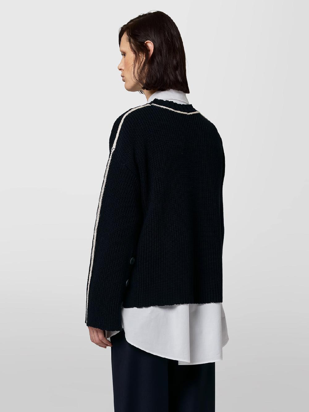 Alpha Studio GIROCOLLO M/L MAGLIA PERLATA