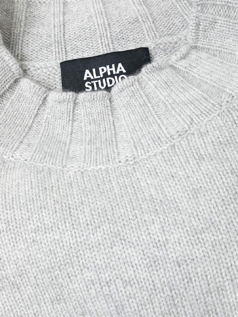Alpha Studio GIROCOLLO M/L RASATO