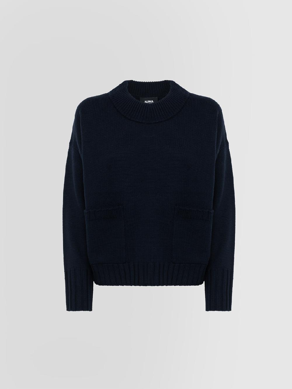 Alpha studio GIROCOLLO M/L RASATO