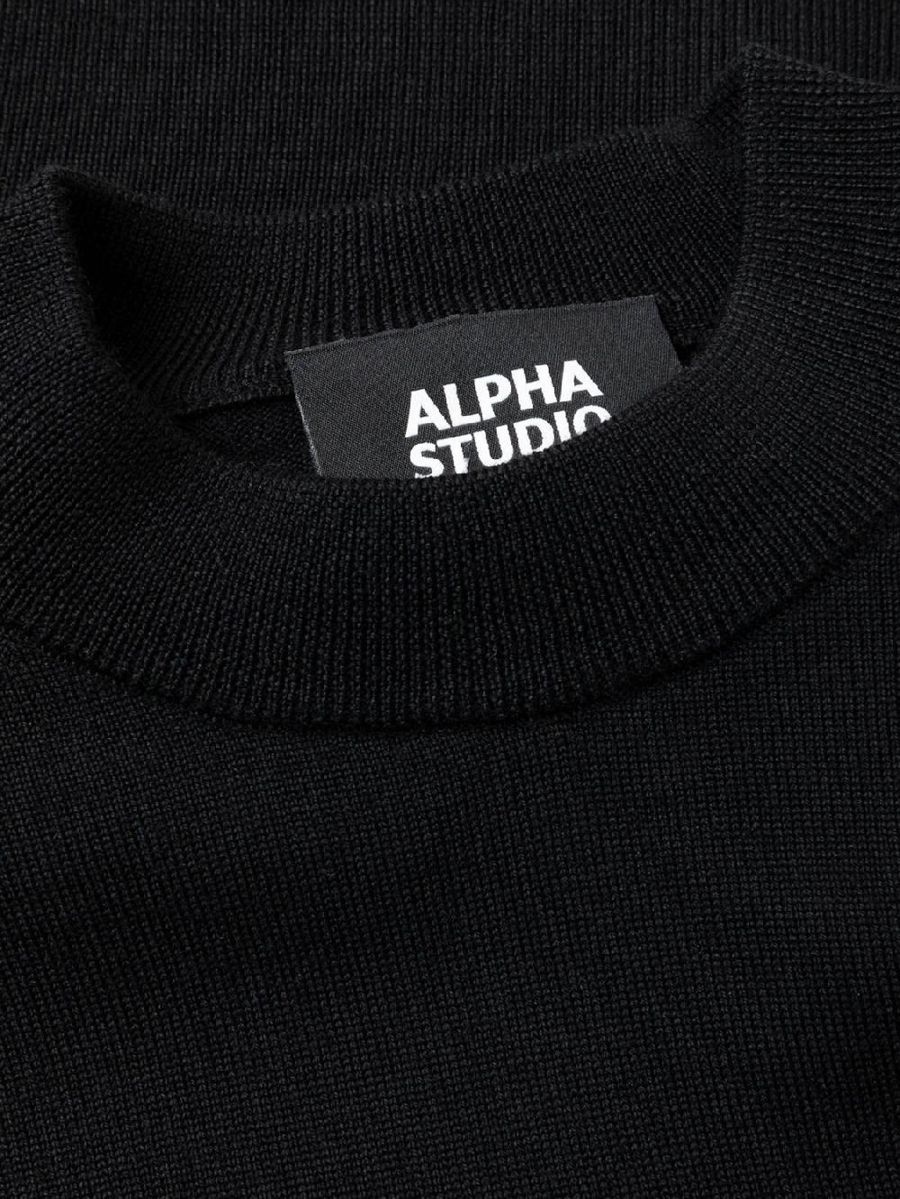 Alpha Studio GIROCOLLO M/L RASATO RAGLAN