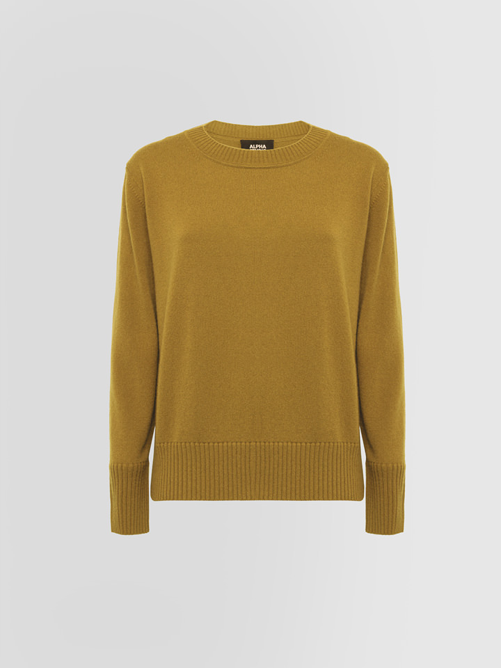 Alpha studio GIROCOLLO RASATO CASHMERE