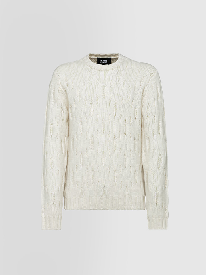 Alpha studio GIROCOLLO SPECIAL KNIT