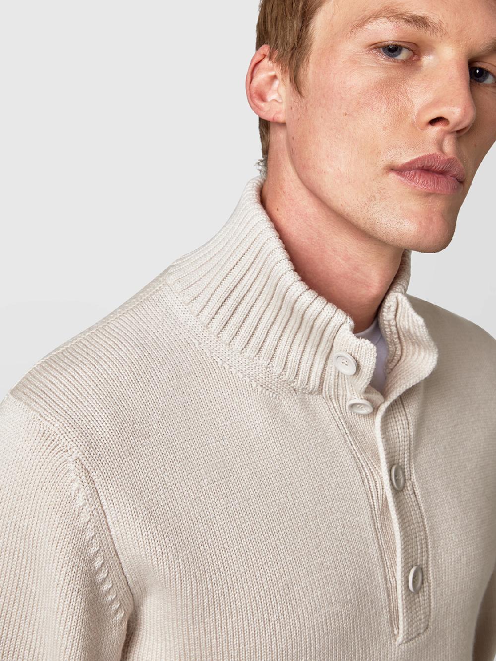 Alpha Studio LUPETTO CON BOTTONI IN MERINOS