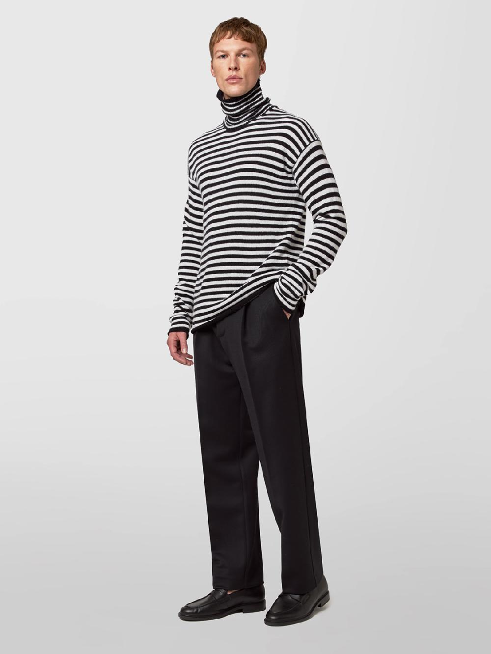 Alpha Studio LUPETTO RIGATO IN LANA E CASHMERE