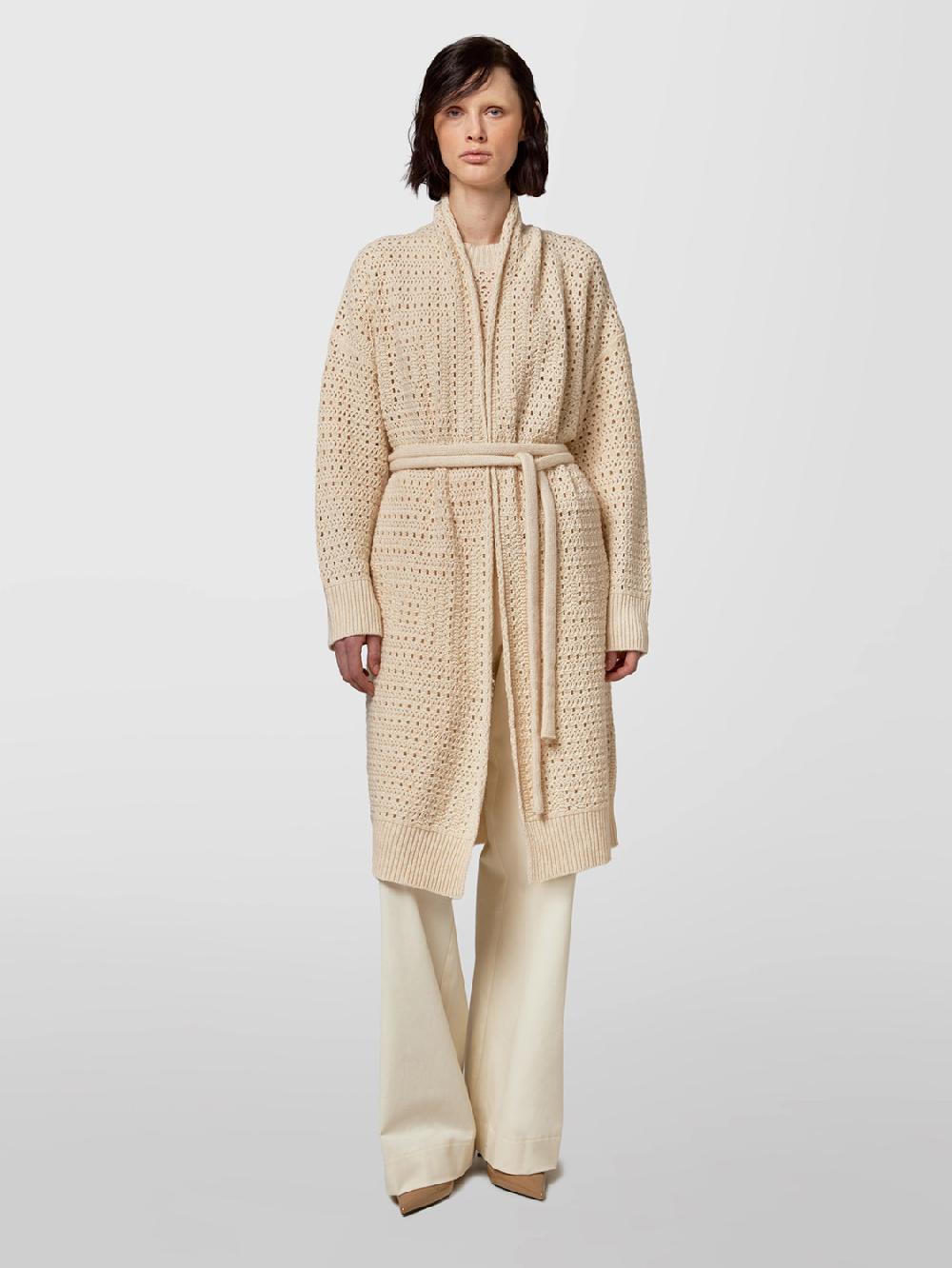 Alpha Studio MAXI CARDIGAN PUNTO MAGLIA