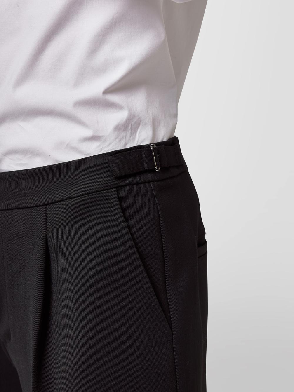 Alpha Studio PANTALONE OVER IN GABARDINA DI LANA