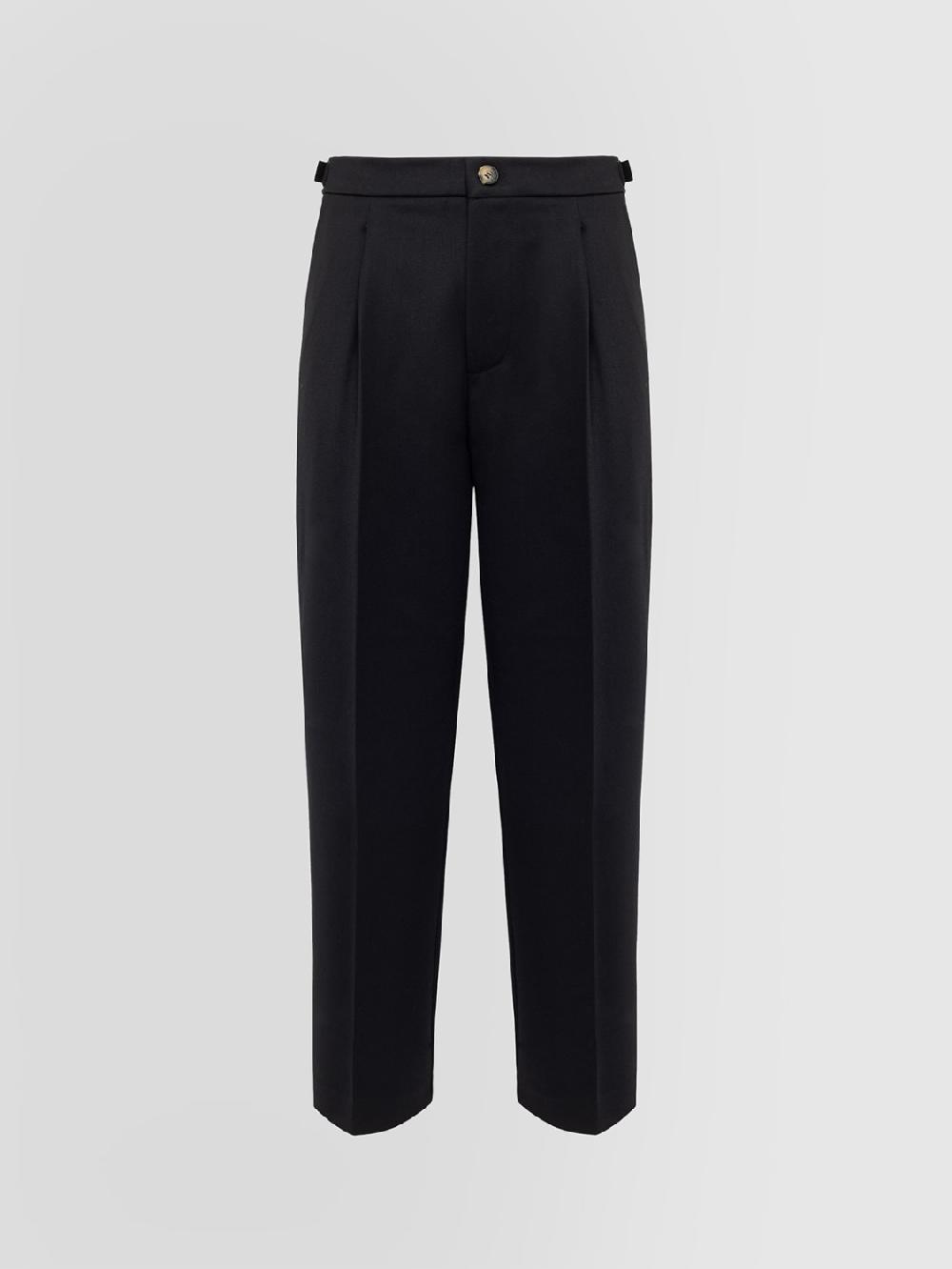 Alpha studio PANTALONE OVER IN GABARDINA DI LANA