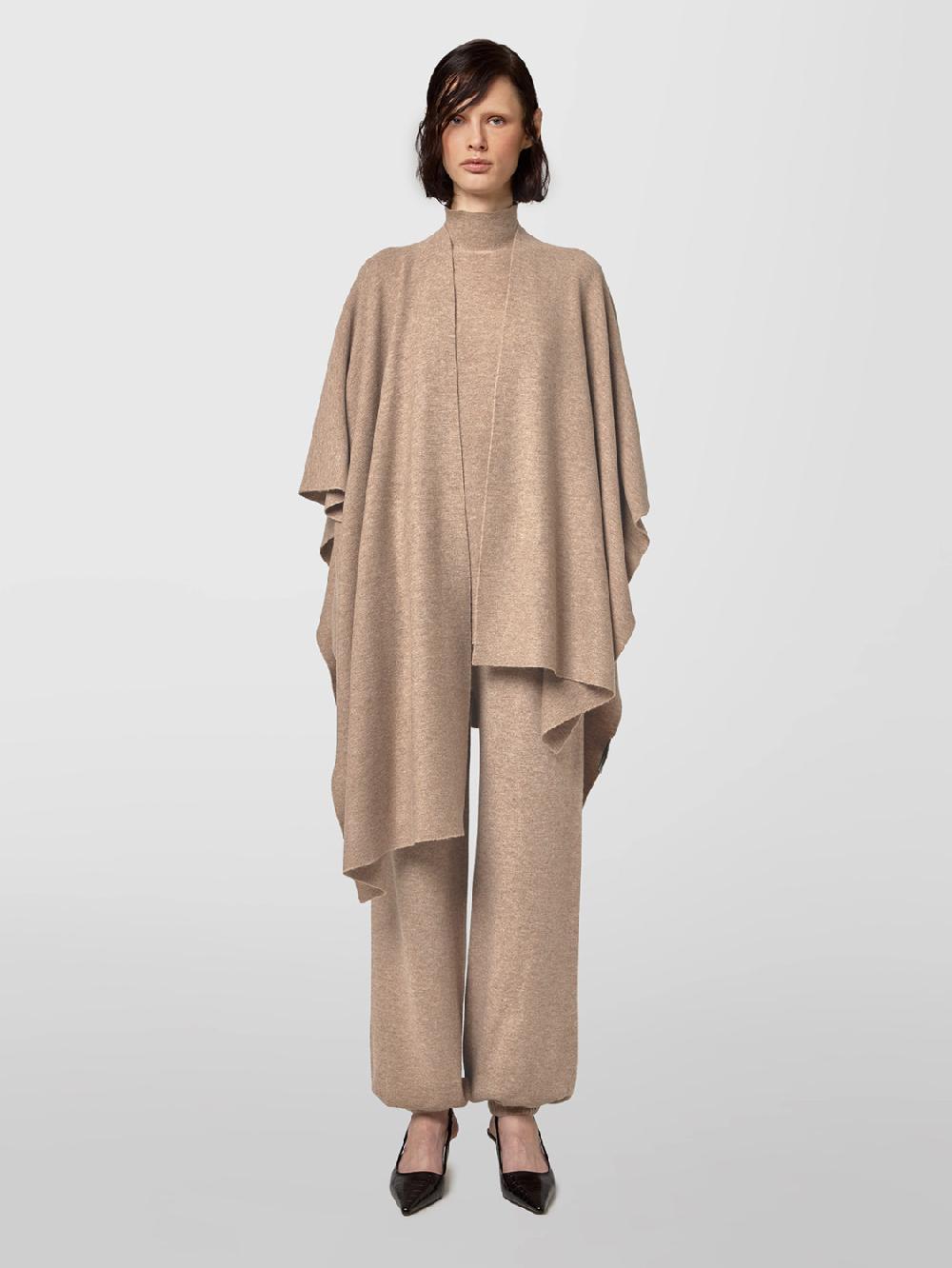 Alpha Studio PONCHO LINKS URBAN CASHMERE