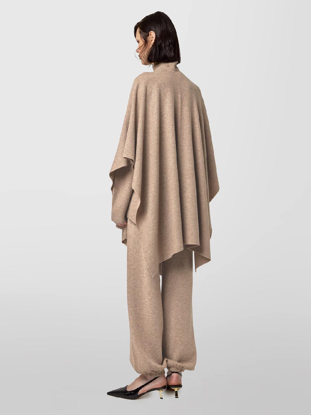 Alpha Studio PONCHO LINKS URBAN CASHMERE