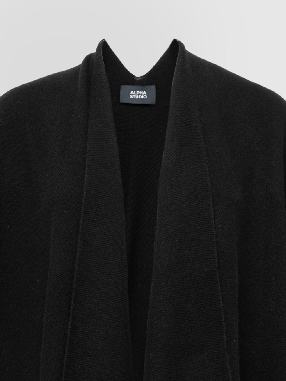 Alpha Studio PONCHO LINKS URBAN CASHMERE