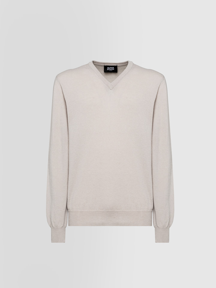 Alpha studio SCOLLO A V BASIC IN CASHMERE